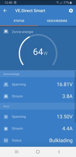 april 2019 hoger voltage kleiner als 17V